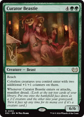 Curator Beastie (Extended Art) [Duskmourn: House of Horror Commander] | Spectrum Games