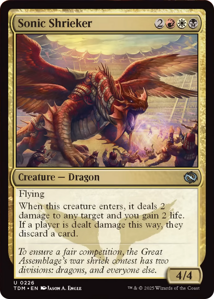 Sonic Shrieker [Tarkir: Dragonstorm] | Spectrum Games