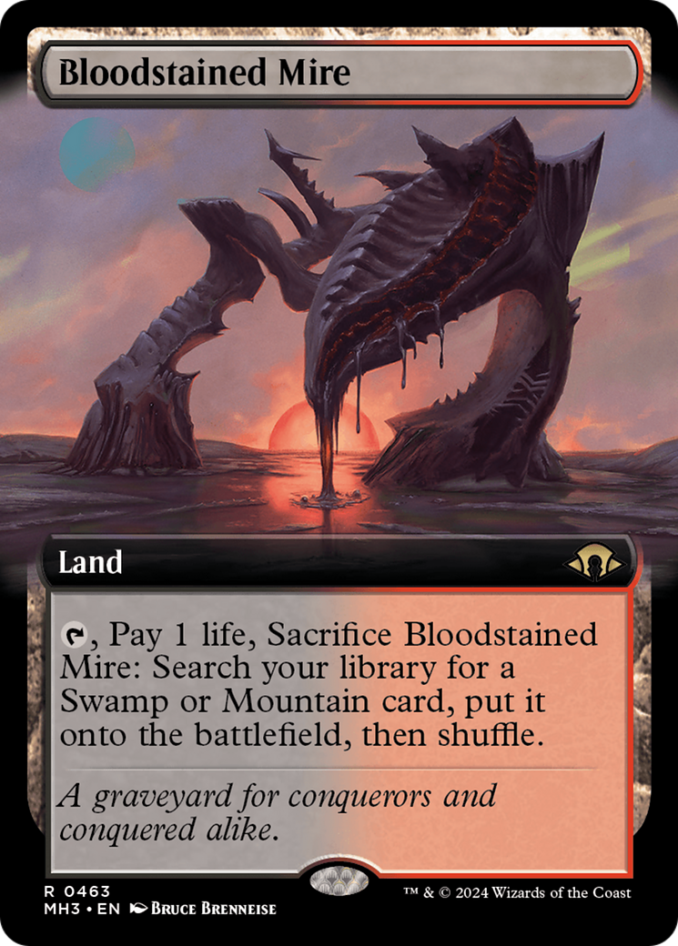 Bloodstained Mire (Extended Art) [Modern Horizons 3] | Spectrum Games