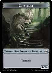 Phyrexian Golem // Construct Double-Sided Token [March of the Machine Commander Tokens] | Spectrum Games