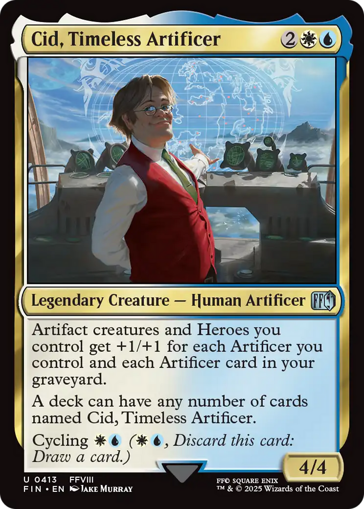 Cid, Timeless Artificer (0413) [FINAL FANTASY] | Spectrum Games