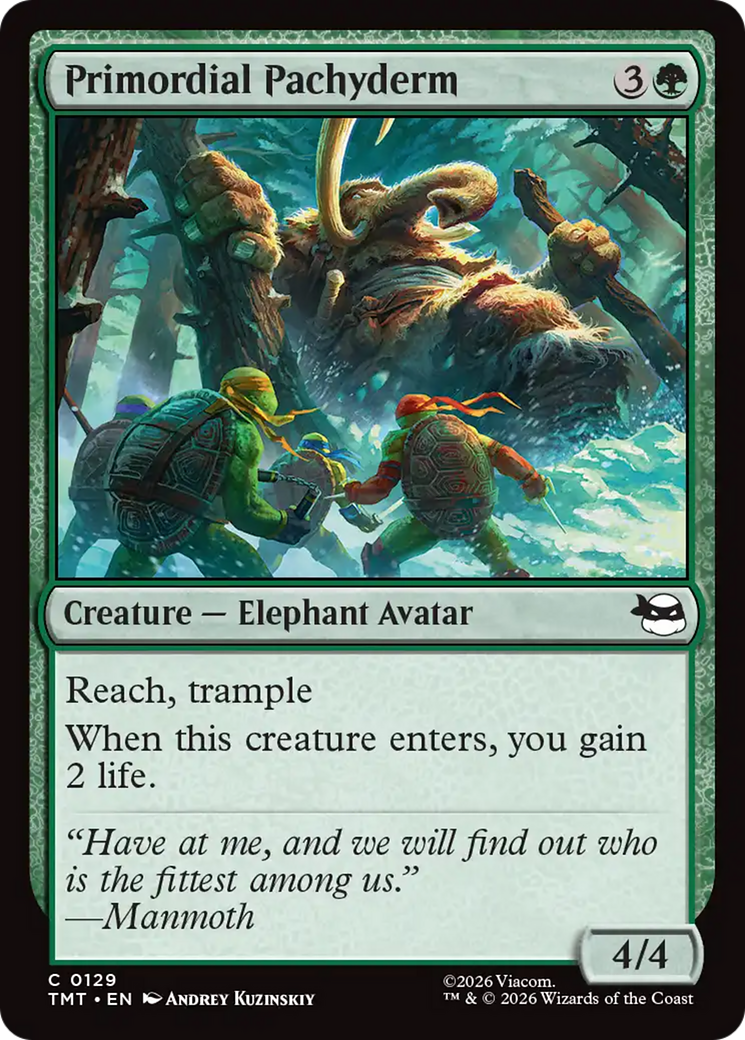 Primordial Pachyderm [Teenage Mutant Ninja Turtles] | Spectrum Games