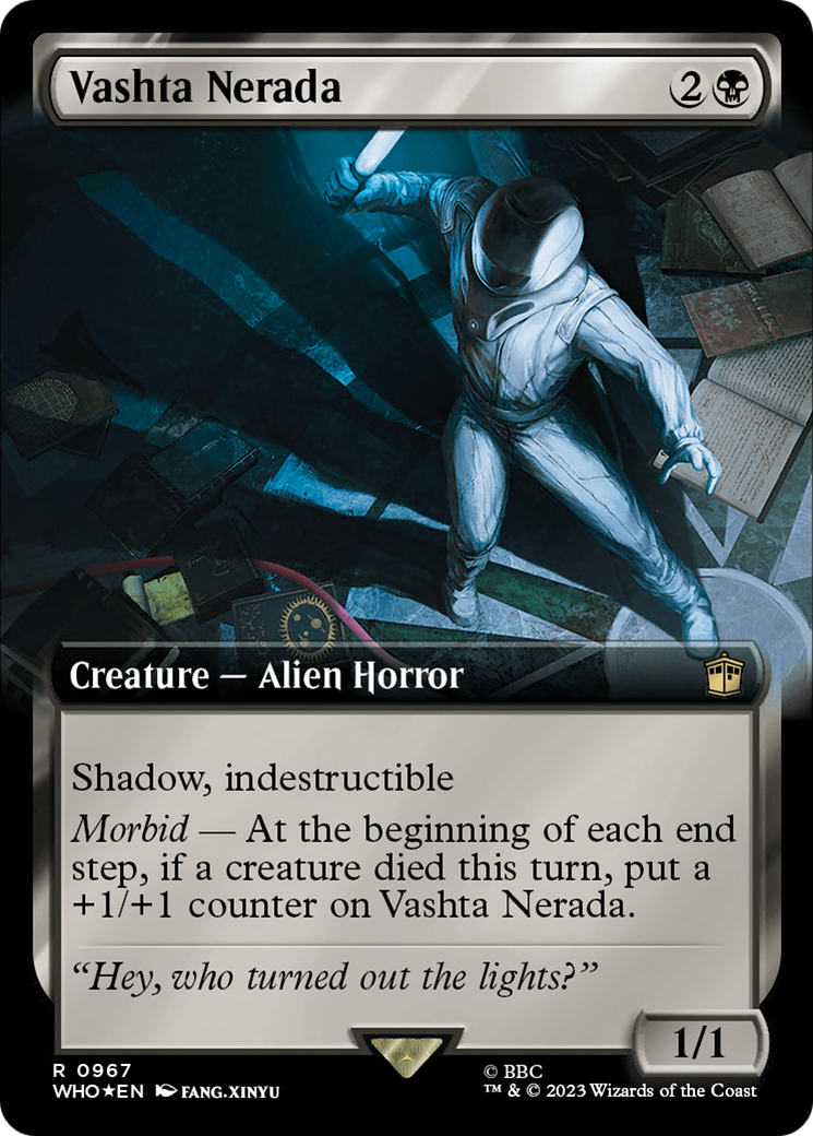 Vashta Nerada (Extended Art) (Surge Foil) [Doctor Who] | Spectrum Games