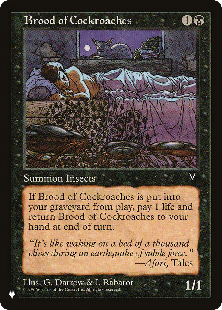 Brood of Cockroaches [The List Reprints] | Spectrum Games