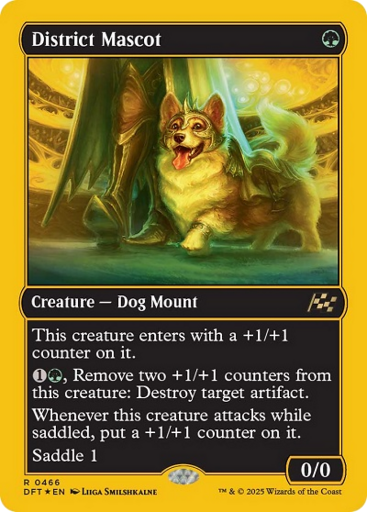 District Mascot (First-Place Foil) [Aetherdrift] | Spectrum Games