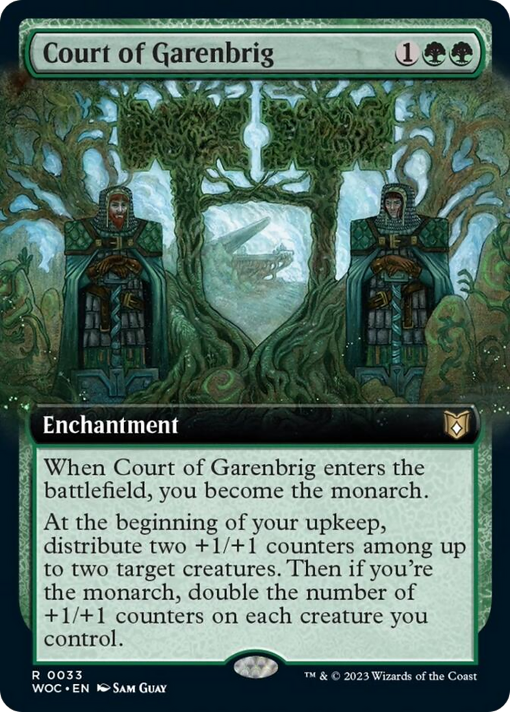 Court of Garenbrig (Extended Art) [Wilds of Eldraine Commander] | Spectrum Games