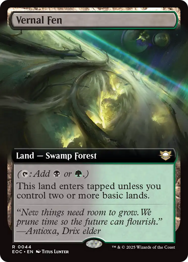 Vernal Fen (Extended Art) [Edge of Eternities Commander] | Spectrum Games