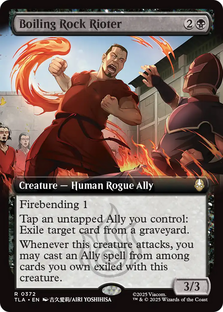 Boiling Rock Rioter (Extended Art) [Avatar: The Last Airbender] | Spectrum Games