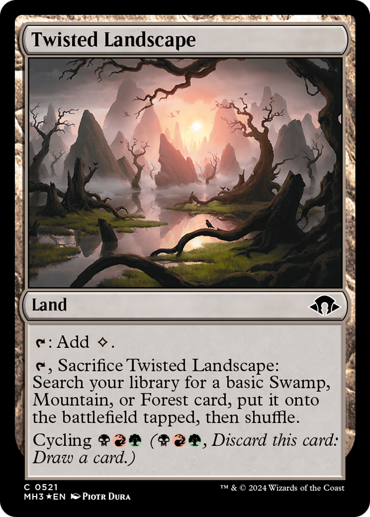 Twisted Landscape (Ripple Foil) [Modern Horizons 3] | Spectrum Games