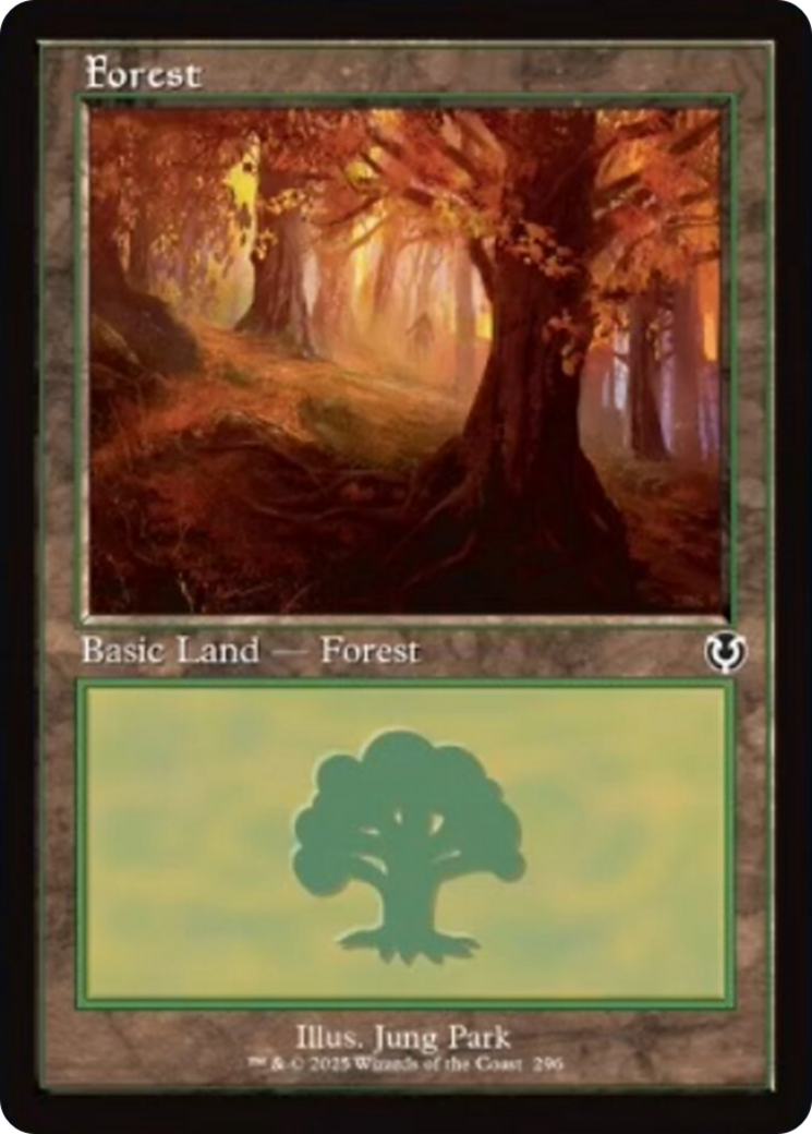 Forest (296) (Retro Frame) [Innistrad Remastered] | Spectrum Games