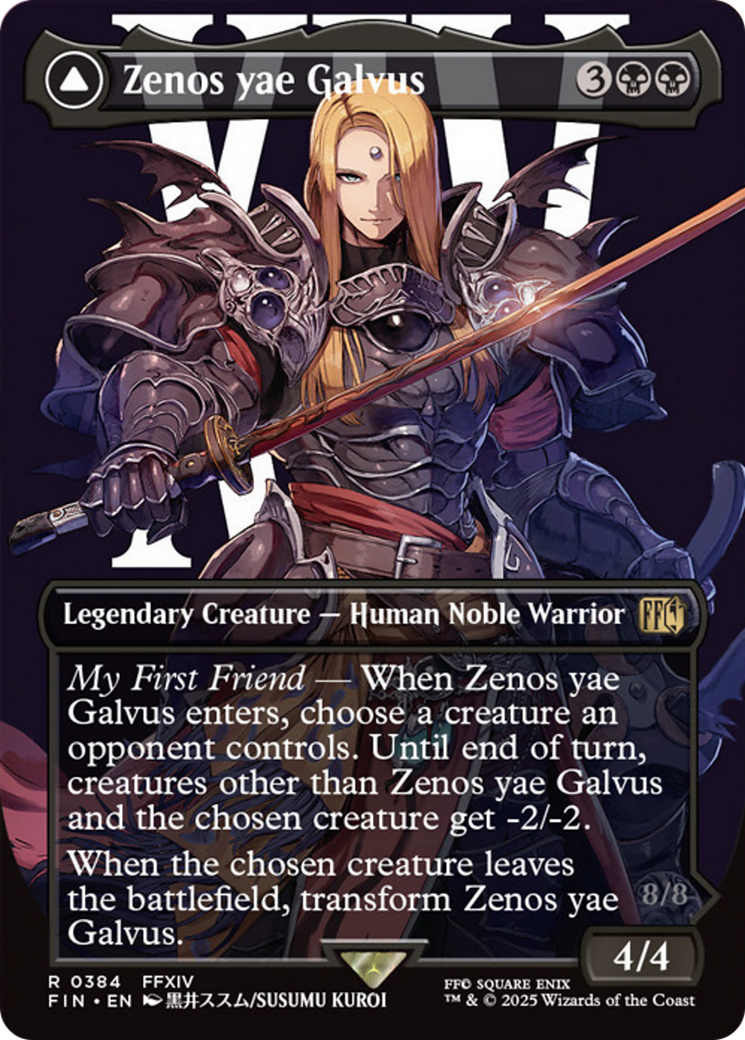 Zenos yae Galvus // Shinryu, Transcendent Rival (Borderless) [FINAL FANTASY] | Spectrum Games