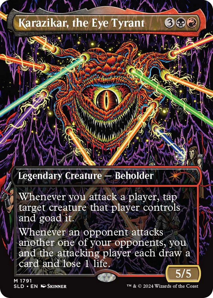 Karazikar, the Eye Tyrant (Rainbow Foil) [Secret Lair Drop Series] | Spectrum Games