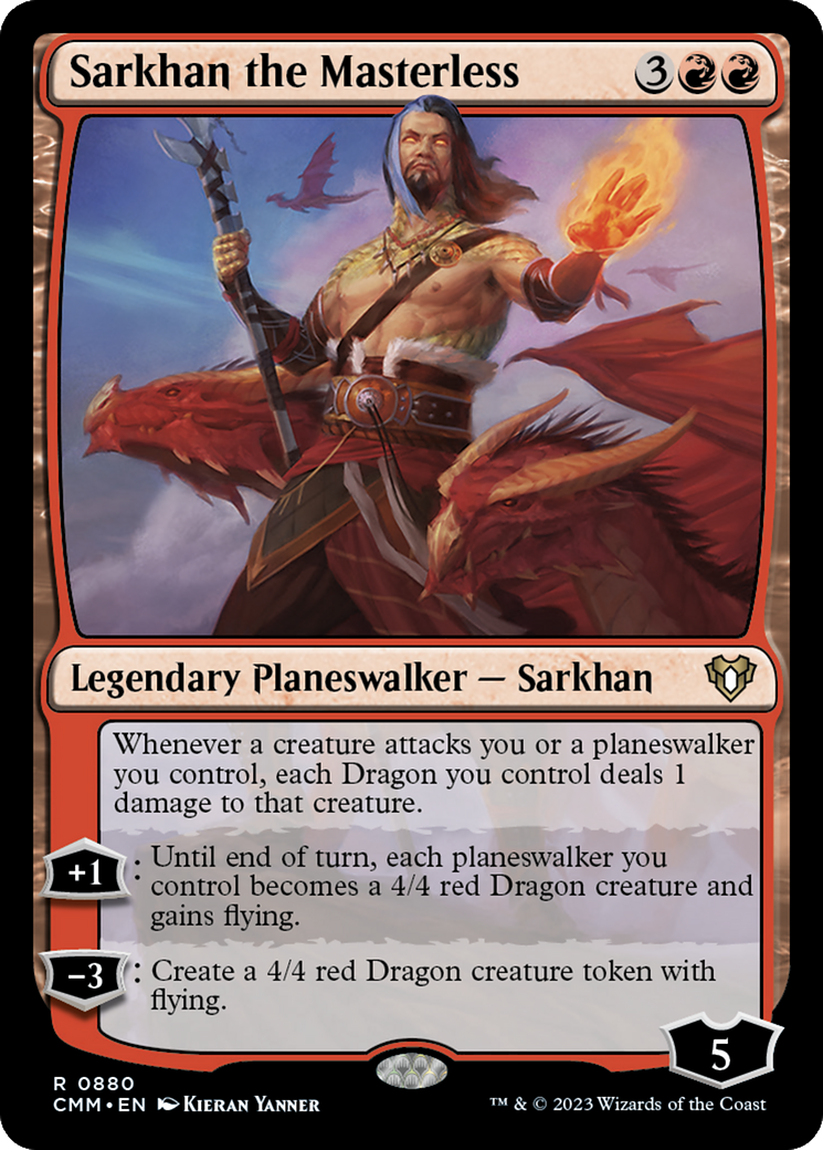 Sarkhan the Masterless [Commander Masters] | Spectrum Games