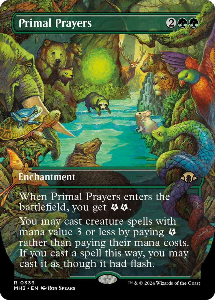 Primal Prayers (Borderless) [Modern Horizons 3] | Spectrum Games