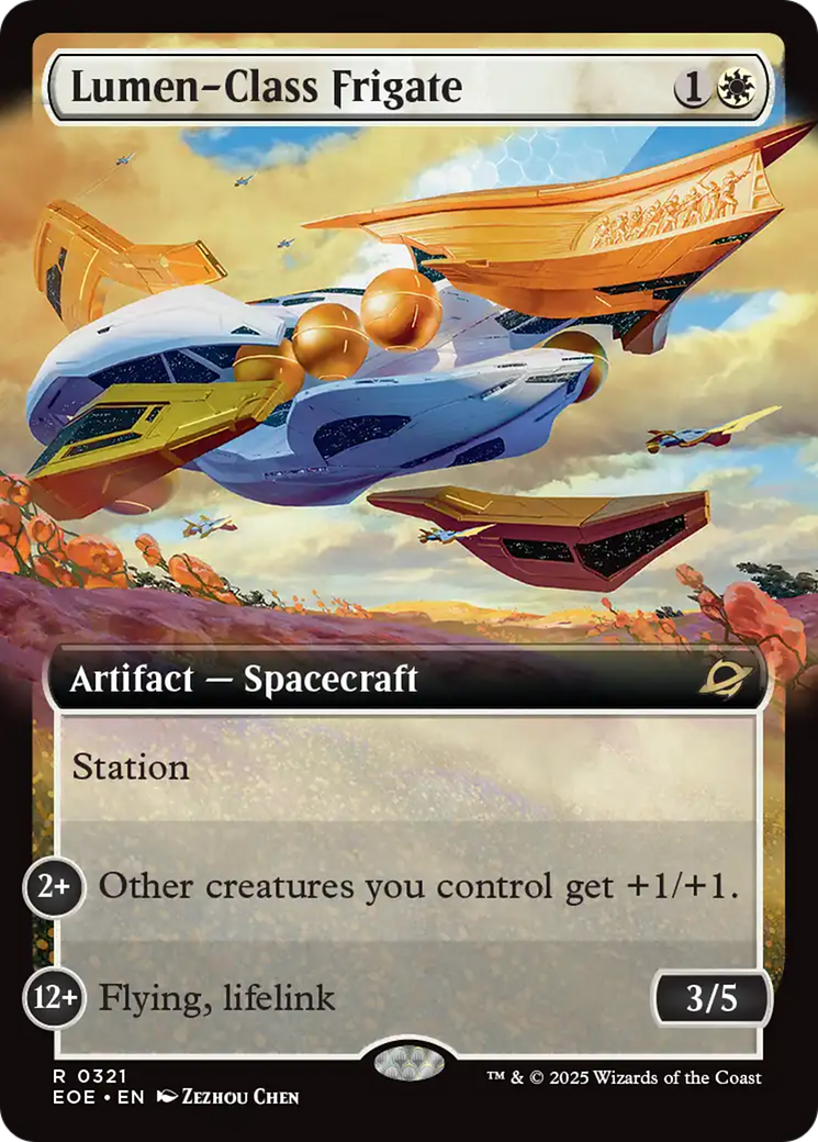 Lumen-Class Frigate (Extended Art) [Edge of Eternities] | Spectrum Games