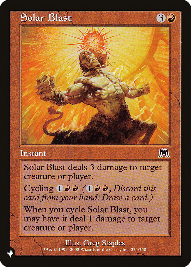 Solar Blast [The List] | Spectrum Games