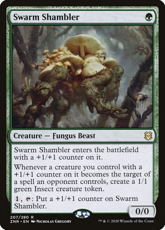 Swarm Shambler (Promo Pack) [Zendikar Rising Promos] | Spectrum Games