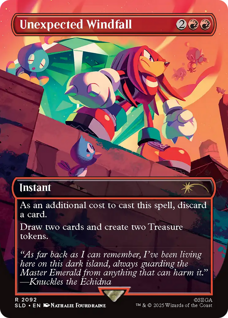 Unexpected Windfall (2092) (Rainbow Foil) [Secret Lair Drop Series] | Spectrum Games
