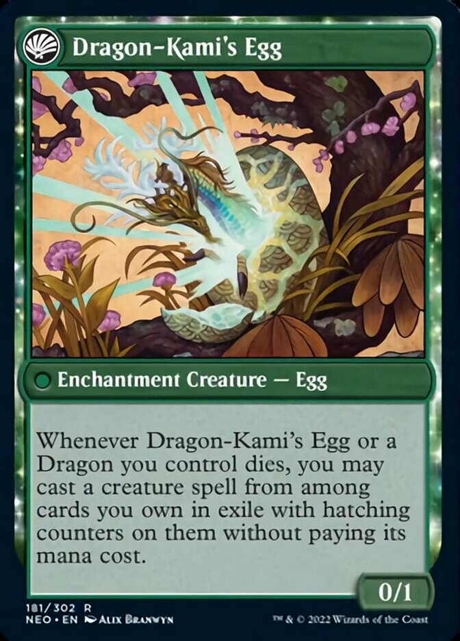 The Dragon-Kami Reborn // Dragon-Kami's Egg [Kamigawa: Neon Dynasty] | Spectrum Games