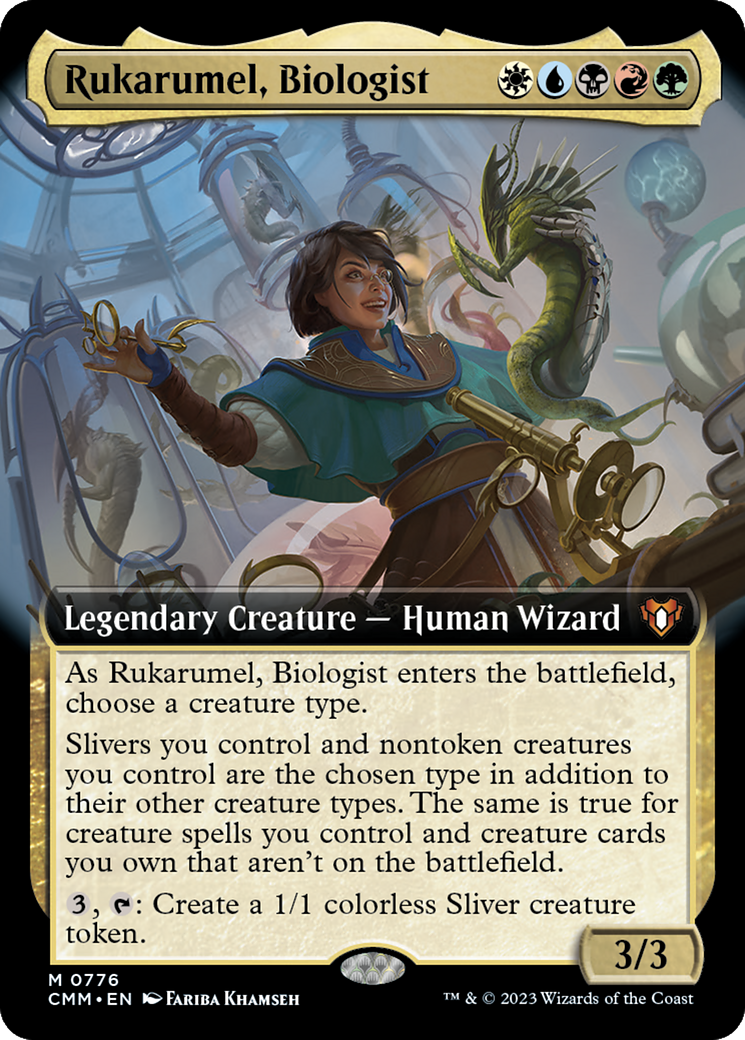 Rukarumel, Biologist (Extended Art) [Commander Masters] | Spectrum Games