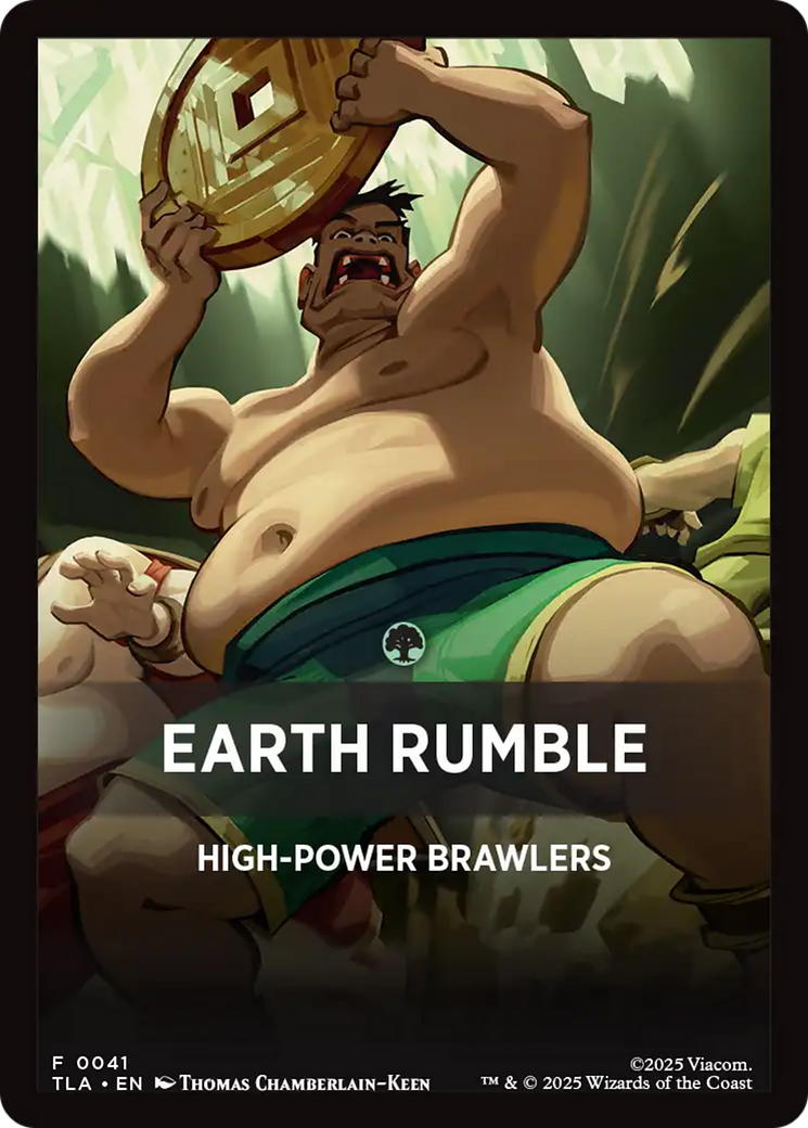 Earth Rumble Theme Card [Avatar: The Last Airbender Tokens] | Spectrum Games