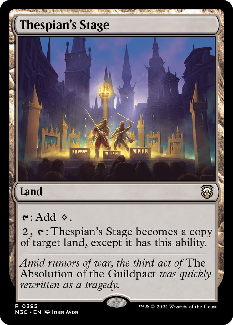 Thespian's Stage (Ripple Foil) [Modern Horizons 3 Commander] | Spectrum Games