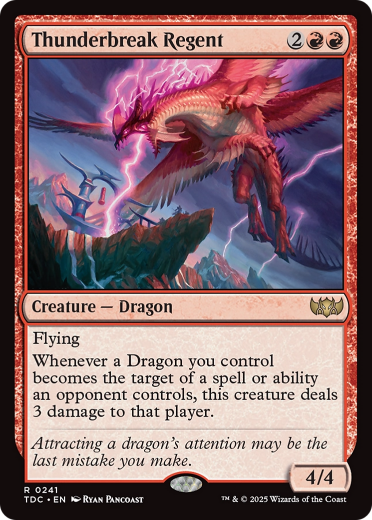Thunderbreak Regent [Tarkir: Dragonstorm Commander] | Spectrum Games