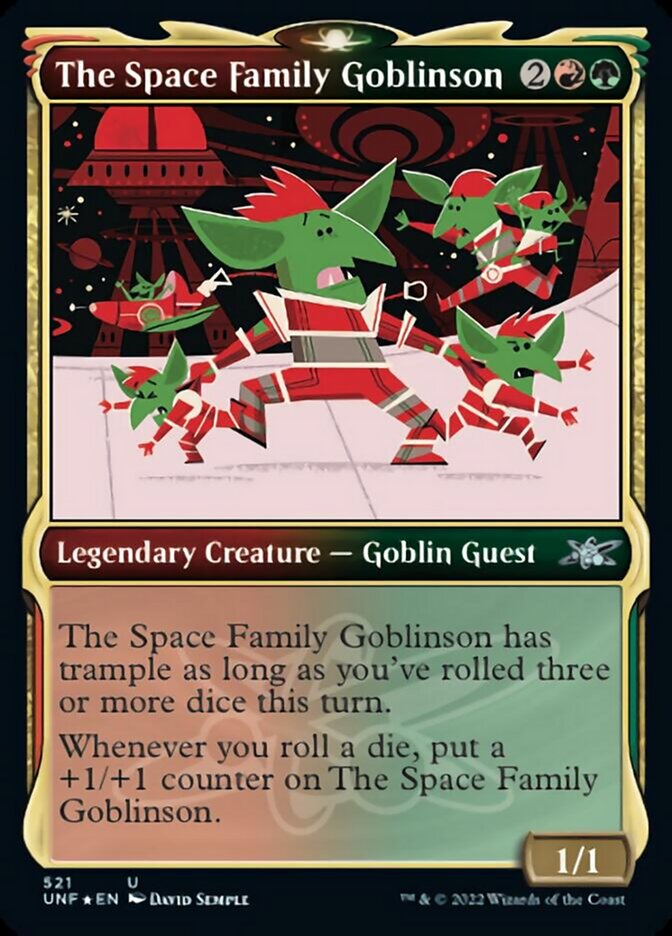 The Space Family Goblinson (Showcase) (Galaxy Foil) [Unfinity] | Spectrum Games