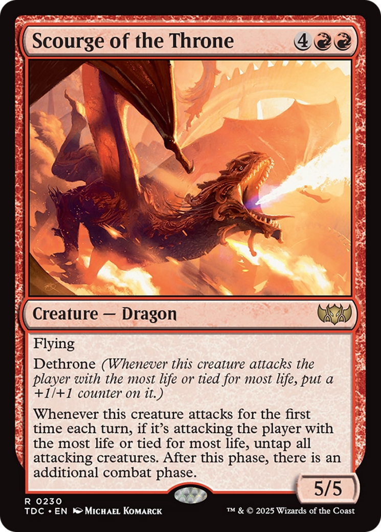 Scourge of the Throne [Tarkir: Dragonstorm Commander] | Spectrum Games
