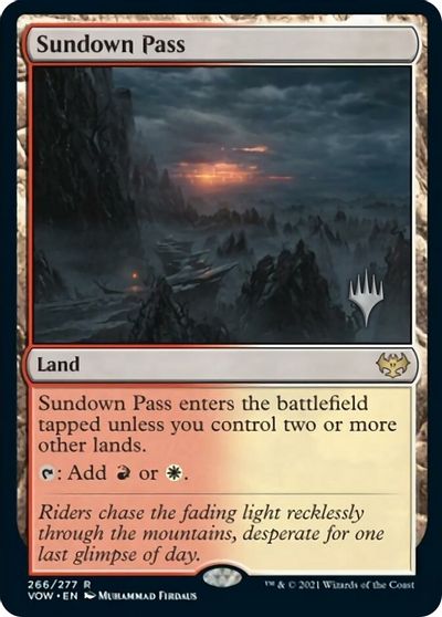 Sundown Pass (Promo Pack) [Innistrad: Crimson Vow Promos] | Spectrum Games