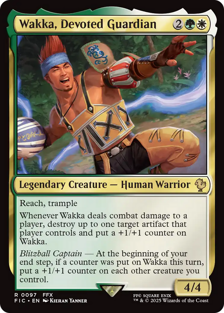 Wakka, Devoted Guardian [FINAL FANTASY Commander] | Spectrum Games