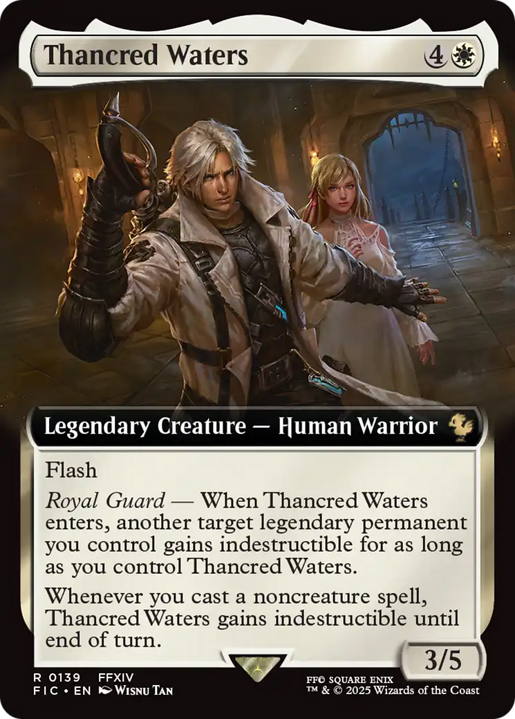 Thancred Waters (Extended Art) [FINAL FANTASY Commander] | Spectrum Games
