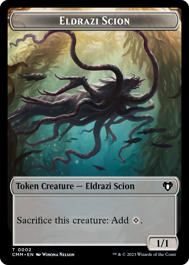 Eldrazi Scion // Drake Double-Sided Token [Commander Masters Tokens] | Spectrum Games