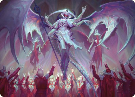 Atraxa, Grand Unifier Art Card [Phyrexia: All Will Be One Art Series] | Spectrum Games
