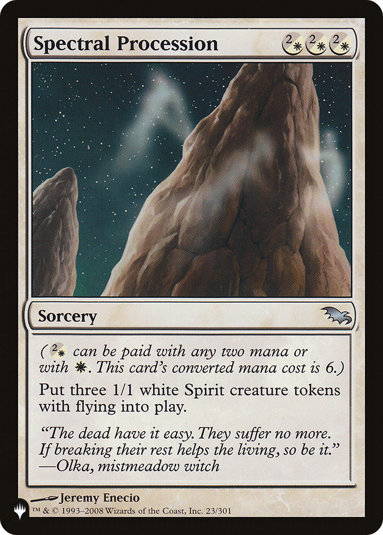 Spectral Procession [The List] | Spectrum Games