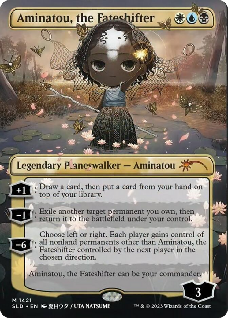 Aminatou, the Fateshifter (Rainbow Foil) [Secret Lair Drop Series] | Spectrum Games