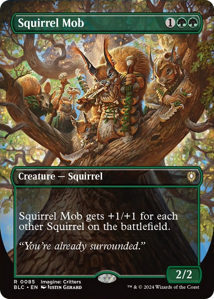 Squirrel Mob (Borderless) [Bloomburrow Commander] | Spectrum Games