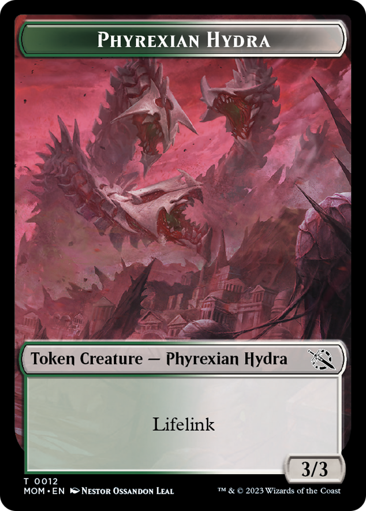 Phyrexian Hydra Token (12) [March of the Machine Tokens] | Spectrum Games