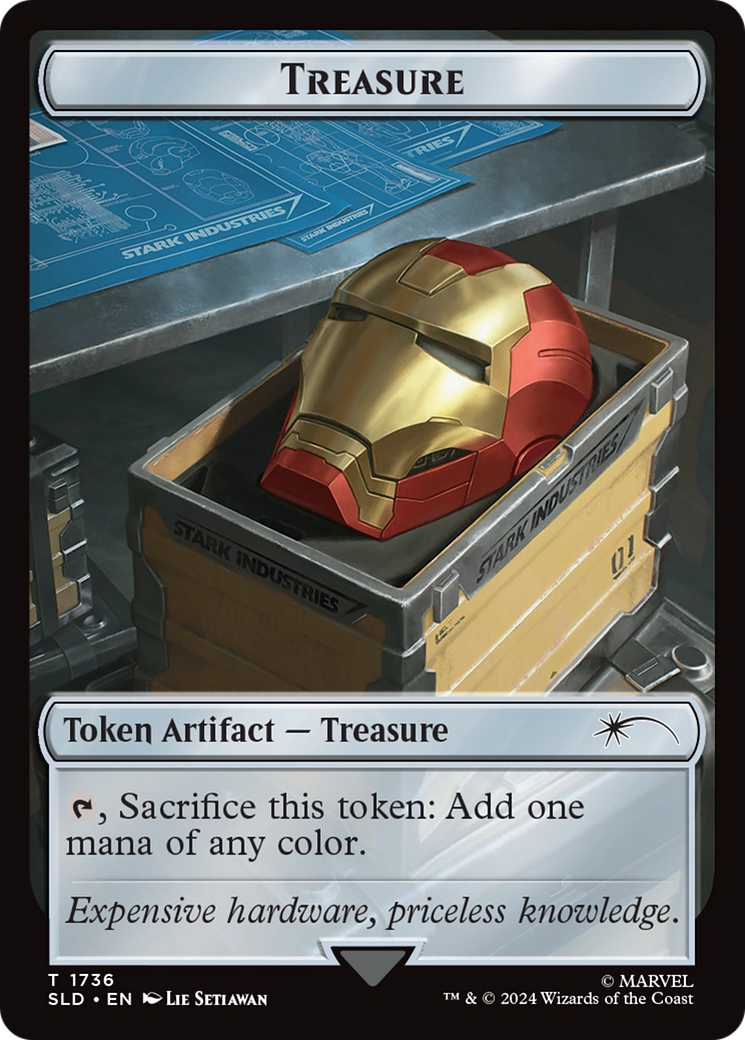 Treasure Token (1736) (Rainbow Foil) [Secret Lair Drop Series] | Spectrum Games