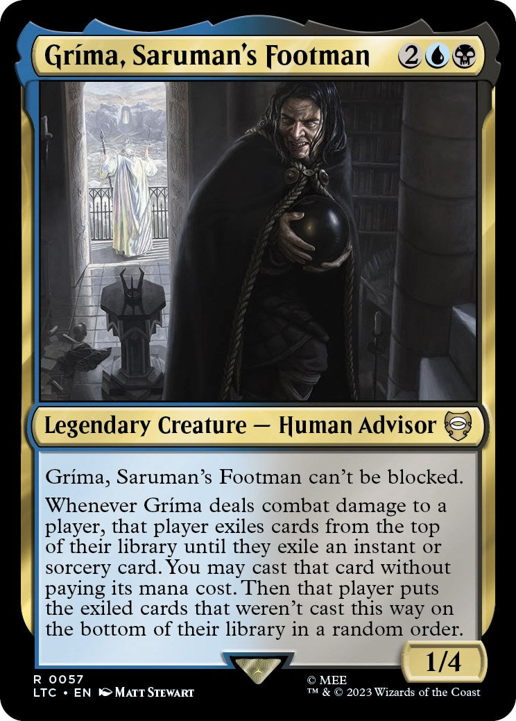 Grima, Saruman's Footman [The Lord of the Rings: Tales of Middle-Earth Commander] | Spectrum Games