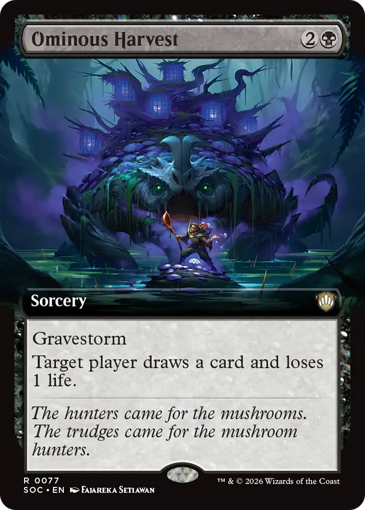 Ominous Harvest (Extended Art) [Secrets of Strixhaven Commander] | Spectrum Games
