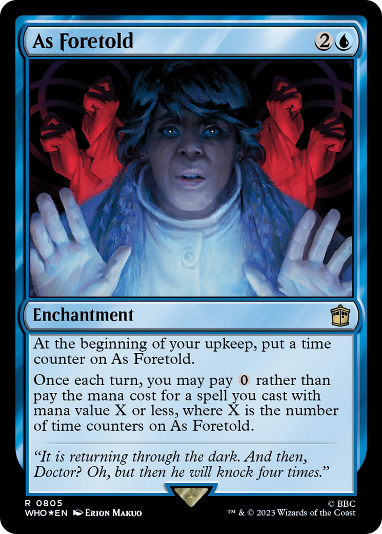 As Foretold (Surge Foil) [Doctor Who] | Spectrum Games