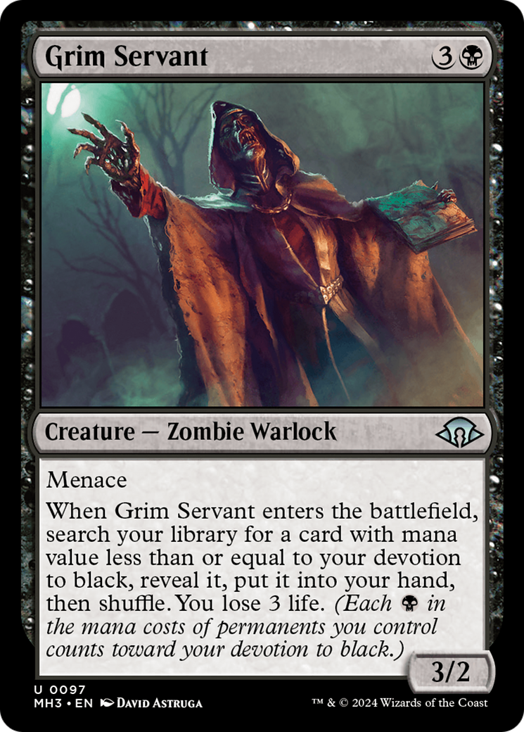 Grim Servant [Modern Horizons 3] | Spectrum Games