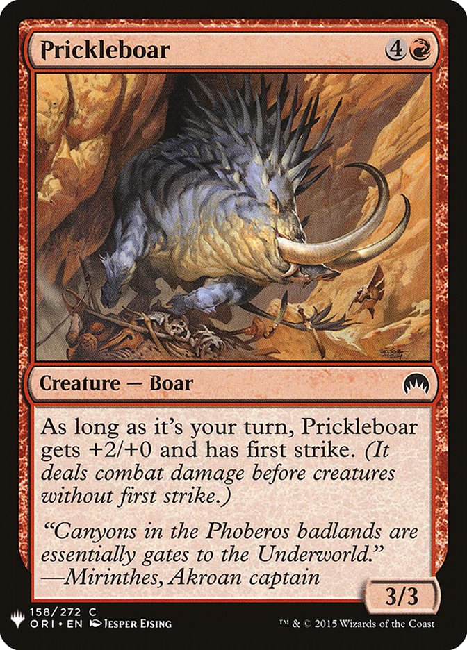 Prickleboar [Mystery Booster] | Spectrum Games