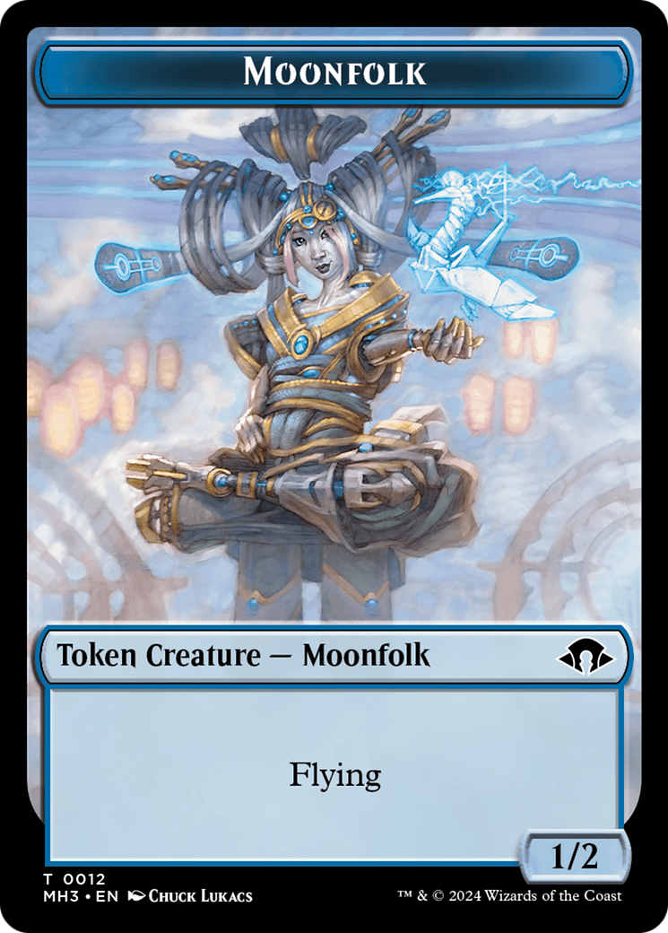 Moonfolk Token [Modern Horizons 3 Tokens] | Spectrum Games