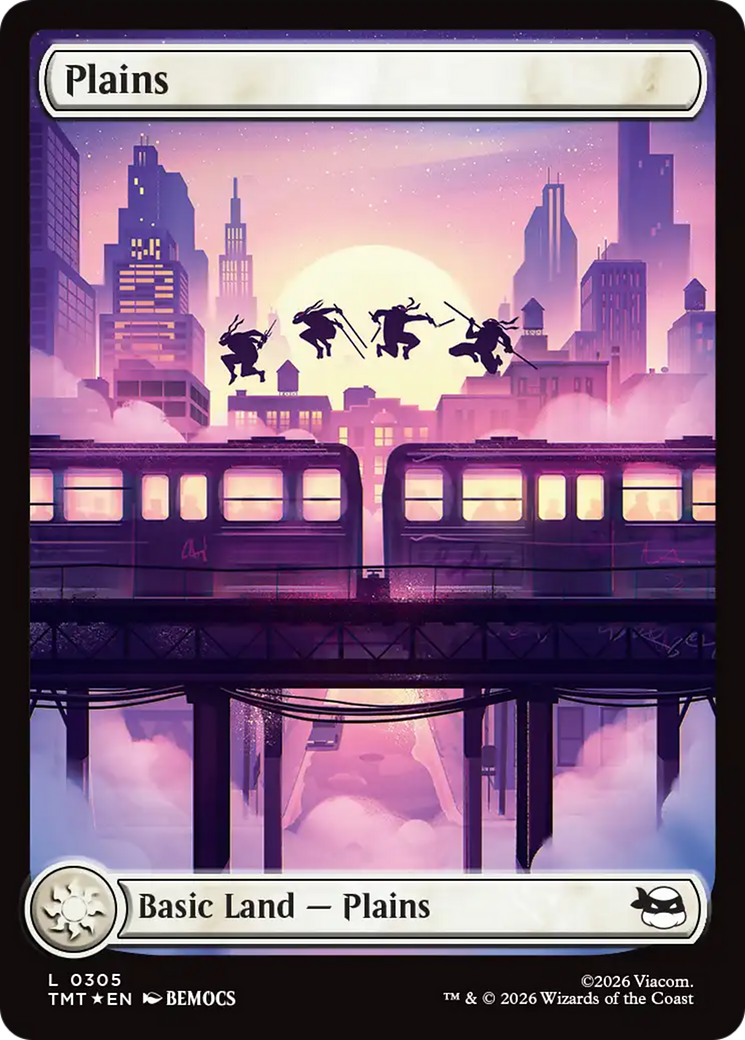 Plains (0305) (Surge Foil) [Teenage Mutant Ninja Turtles] | Spectrum Games