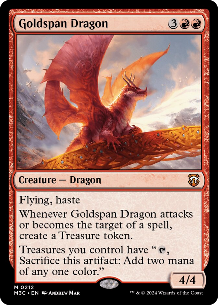 Goldspan Dragon [Modern Horizons 3 Commander] | Spectrum Games