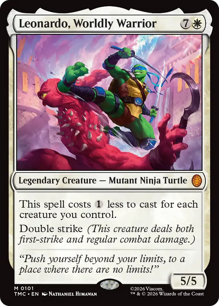 Leonardo, Worldly Warrior [Teenage Mutant Ninja Turtles Commander] | Spectrum Games