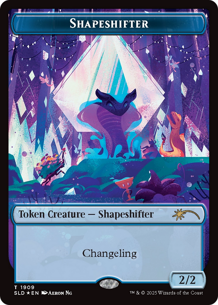 Shapeshifter Token (1909) (Double Rainbow Foil) [Secret Lair Drop Series] | Spectrum Games