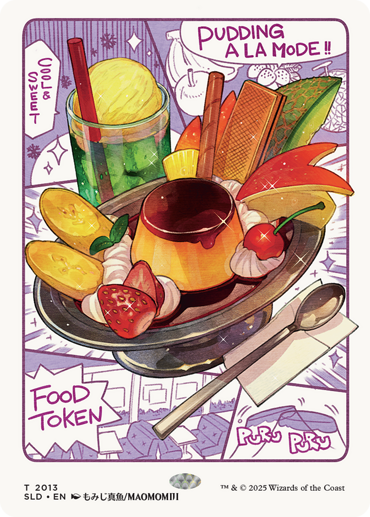 Food Token (2013) (Rainbow Foil) [Secret Lair Drop Series] | Spectrum Games